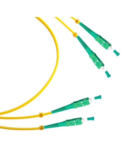 Шнур оптический duplex SC/APC-SC/APC 9/125 sm 20м LSZH Cabeus FOP(d)-9-SC/APC-SC/APC-20m в Орле Патч-корды оптические Pintop.ru