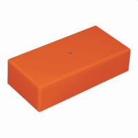 Коробка огн. E110, о/п 140х75х40мм (оранжевый) Экопласт(46363PE-HF) MB145 Коробка огн. E110, о/п 140х75х40мм, с гладкими стенками, без галогена, заземление, IP41, 16Р, (1,5-10мм2), цвет оранж Экопласт