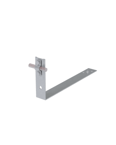 Черепичный держатель болтовой на обрешётку для прутка Ø 5-10 мм L430 мм H100 мм HD КМ-профиль (CDBO-L430-D5-10 HD) в Орле Крепеж Pintop.ru