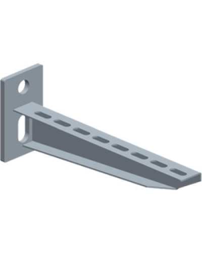 Консоль перфорированная для лотка шириной 300мм LANMASTER LAN-MT-BP300-EZ в Орле Аксессуары для лотков Pintop.ru