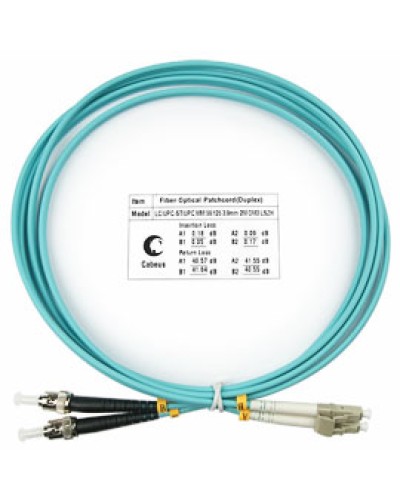 Шнур оптический duplex FOP-50-LC-ST-1,5m Cabeus в Орле Патч-корды и пигтейлы Pintop.ru