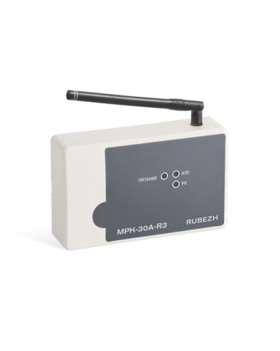 Модуль радиоканальный Рубеж МРК-30А-R3 исп.1 (Антенна Искра-433) в Орле Адресная система пожарной сигнализации РУБЕЖ Pintop.ru