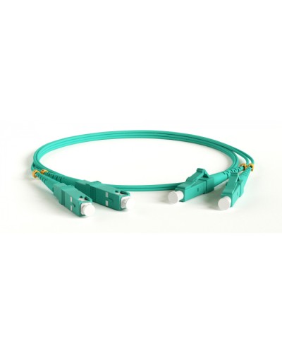 Патч-корд волоконно-оптический Hyperline FC-D2-503-SC/PR-SC/PR-H-10M-LSZH-AQ в Орле Патч-корды оптические Pintop.ru