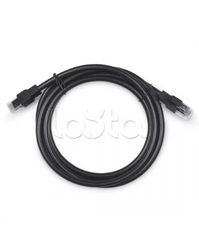 Патч-корд U/UTP, категория 6a, 2xRJ45/8p8c, неэкран. армир. гофр. стальной лентой, черный, РЕ, внешний, 3м Cabeus PC-ARM-UTP-RJ45-Cat.6a-3m-PE в Орле Патчкорды (медные) Pintop.ru