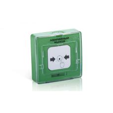 Устройство дистанционного пуска адресное Рубеж УДП 513-11-R3 "ОПУСК ЛИФТА", цвет зеленый