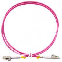 Шнур оптический duplex LC-LC 50/125 mm OM4 0,5м LSZH Cabeus (FOP-50-OM4-LC-LC-0,5m)