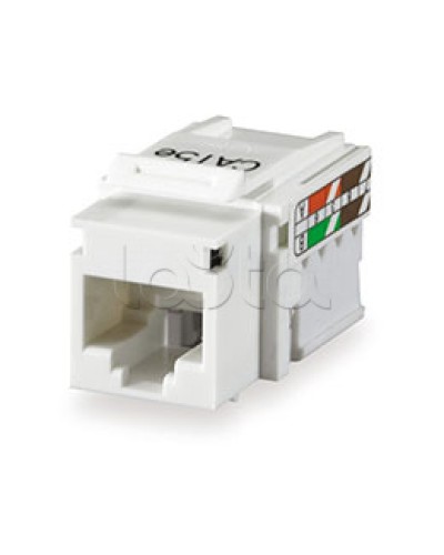RJ-45 Модуль инф.розетки 110/Krone 5e кат.,бел. CL-0006 Экопласт (87545) в Орле Кроссовое оборудование тип Krone Pintop.ru