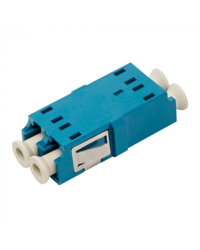Адаптер оптический LC, SM, корпус SC без фланцев, дуплексный LANMASTER (LAN-2LCS/NF-AM-SM) в Орле Проходные адаптеры и розетки оптические Pintop.ru