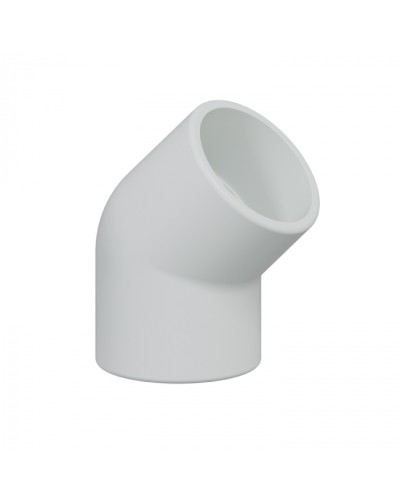 Поворот 45гр., дляаспирационной системы D25мм, АБС, цвет белый (10шт) Экопласт (49225-10W) в Орле Пожарные извещатели Pintop.ru