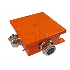 Экопласт SMB165 Коробка металл, огн. E-110,о/п 164х164х65, IP66, 3P, (2,5-25 мм2), оранж.