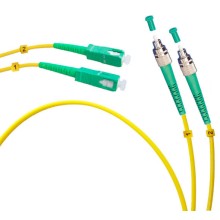 Шнур оптический duplex FC/APC-SC/APC 9/125 sm 10м LSZH Cabeus FOP(d)-9-FC/APC-SC/APC-10m