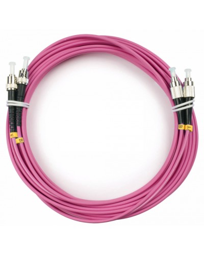 Шнур оптический duplex FC-ST 50/125 mm OM4 5м LSZH Cabeus FOP-50-OM4-FC-ST-5m в Орле Патч-корды оптические Pintop.ru