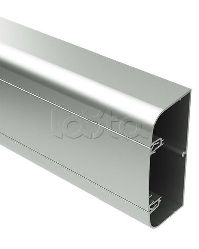 Кабель-канал алюминиевый 90х50 мм (с 1 крышкой), цвет серебристый металлик DKC (09599) в Орле Кабель-канал Pintop.ru
