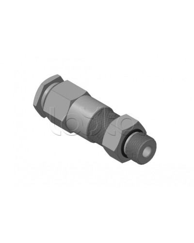 Кабельный ввод для бронированного кабеля с двойным уплотнением, резьбой G1/2, внешним диаметром кабеля D=8-12 мм и проходным диаметром кабеля d=4-8 мм Спектрон КВБ-12/8-2У-М-G1/2 в Орле Аксессуары для кабель-канала Pintop.ru