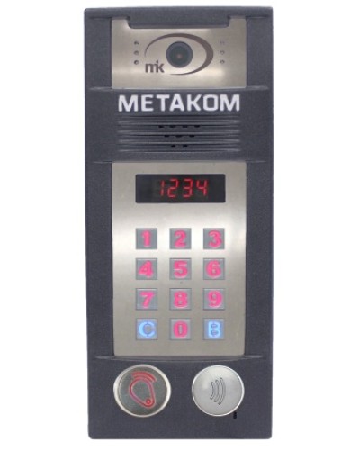 Многоабонентый антивандальный блок вызова со встроенной гибридной видеокамерой Метаком MК2018-RFMFСVH в Орле Блоки вызова многоабонентные Pintop.ru