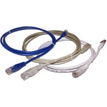 Патч-корд RJ45 TWT UTP кат.5e, с заливными колпачками, 1.0 м, белый TWT TWT-45-45-1.0-WH