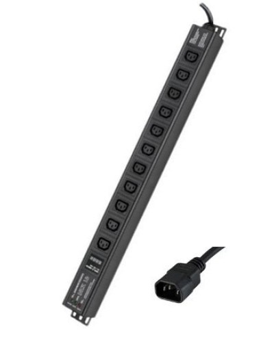 Блок распределения питания вертикальный для 19 шкафов DKC R5VIEC11CDOP в Орле Блоки розеток Pintop.ru