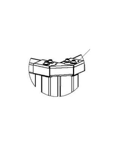 Накладка верхняя PERCo-RF01 0-04 в Орле Дополнительное оборудование для СКУД Pintop.ru