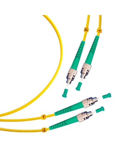 Шнур оптический duplex FC/APC-FC/APC 9/125 sm 5м LSZH Cabeus FOP(d)-9-FC/APC-FC/APC-5m в Орле Патч-корды оптические Pintop.ru