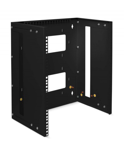 Кронштейн настенный 19 12U, цвет черный Cabeus NC-12U-BK в Орле Аксессуары для стоек и шкафов Pintop.ru