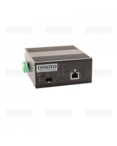 Медиаконвертер Gigabit Ethernet с поддержкой PoE OSNOVO OMC-1000-11X/I в Орле Медиаконвертеры Pintop.ru