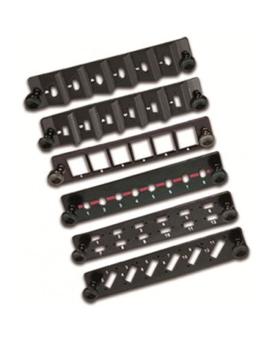 Панель адаптерная на 8 ST/FC адаптеров для кросса LAN-FOB10-1P LANMASTER LAN-FP10-8ST в Орле Аксессуары для стоек и шкафов Pintop.ru