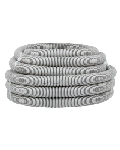 Труба гофр. ПВХ с протяжкой d40 мм (15 м) серая EKF-Plast (tg-z-40) в Орле Труба гофрированная Pintop.ru