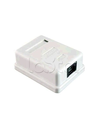 Розетка компьютерная 1xRJ-45 CAT5e экран (10шт/уп) REXANT 03-0122 в Орле Коннекторы Pintop.ru