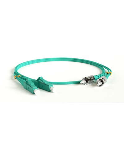 Патч-корд волоконно-оптический Hyperline FC-D2-503-LC/PR-ST/PR-H-1.5M-LSZH-AQ в Орле Патч-корды оптические Pintop.ru