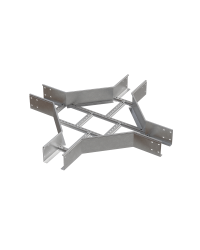 Х-разветвитель лестничный 150х500х1,2 мм HD85 N КМ-профиль (LXD150-500-1.2 HD85 N) в Орле Аксессуары для лотков Pintop.ru