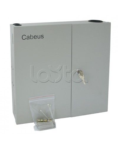 Бокс оптический настенный 19 на 16 SC/2xLC портов Cabeus FO-WL-16SC-K в Орле Кросс оптический Pintop.ru