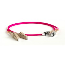 Патч-корд волоконно-оптический Hyperline FC-D2-504-ST/PR-ST/PR-H-20M-LSZH-MG