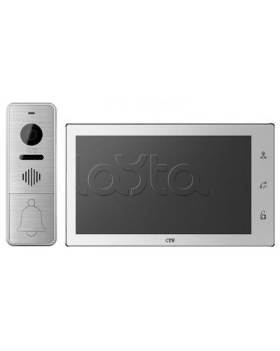 Комплектвидеодомофона CTV-DP4706AHD (белый) в Орле Комплекты домофонов Pintop.ru