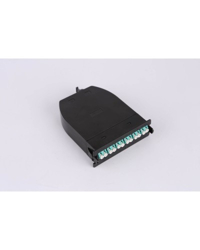 MPO кассета OM3, 12xLC, тип B, низкие потери, черная LANMASTER LAN-MCSB-1M-12LC/OM3 в Орле Коннекторы Pintop.ru