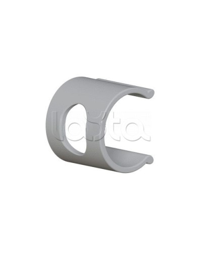 Клипса для крепления наклеек с калиброванными отверстиями D25 (50шт.), цвет серый Экопласт (49626-50GR) в Орле Держатели, клипсы, скобы Pintop.ru