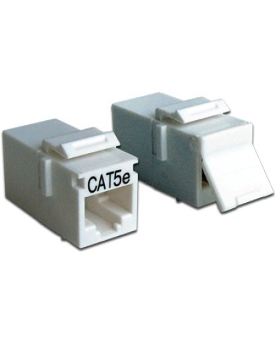 Повторитель портов RJ-45, неэкранированный, кат.5E, формата Keystone LANMASTER LAN-KCP45U5E-WH в Орле Проходные адаптеры Pintop.ru