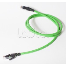 Коммутационный шнур категории 6, U/UTP, 4х2х(7х0,21), LSZH, 3м, зеленый SPL (500015)