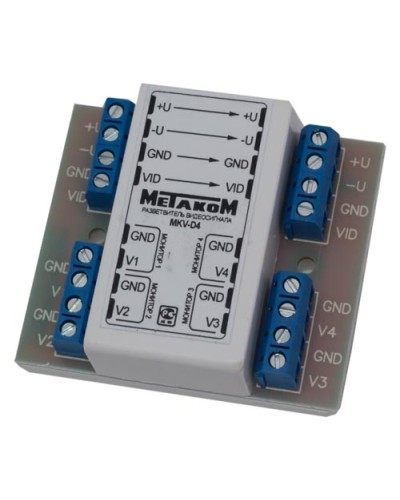 Разветвитель видеосигнала Метаком MKV-D4C в Орле Блоки коммутации многоабонентные Pintop.ru
