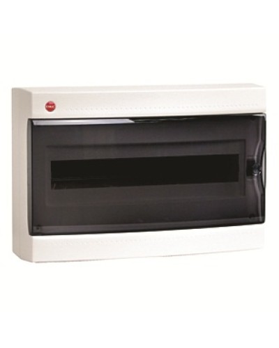 Щиток настенный-18з проз/дв IP40 бел +2 клем.бл ДКС 84918 в Орле Боксы для автоматов Pintop.ru