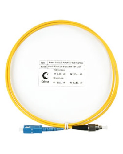 Шнур оптический simplex SC-FC 9/125 SM 1.5 м LSZH в Орле Патч-корды оптические Pintop.ru