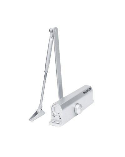 Доводчик NOTEDO DC-160 DA EN1-5, с задержкой закрывания, с рычажной тягой, (белый) (RAL9016) в Орле Доводчики Pintop.ru