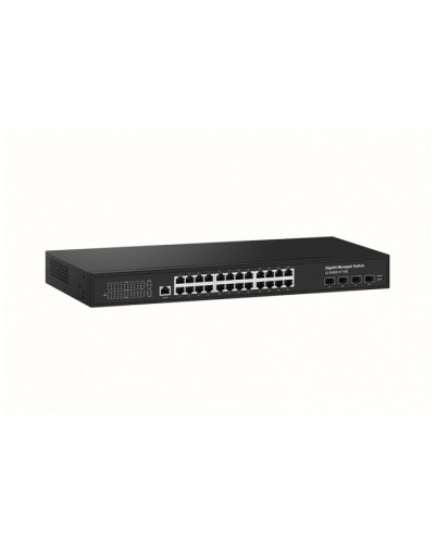 Управляемый L3 коммутатор Gigabit Ethernet на 24xRJ45 + 4x10G SFP+ Uplink NST NS-SW-24G4G10-L в Орле Коммутаторы Pintop.ru