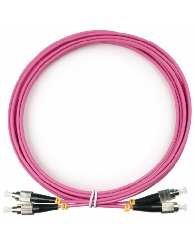 Шнур оптический duplex FC-FC 50/125 mm OM4 2м LSZH в Орле Патч-корды оптические Pintop.ru