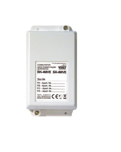 Блок коммутации домофонов Vizit БК-4MVE в Орле Блоки управления многоабонентные Pintop.ru