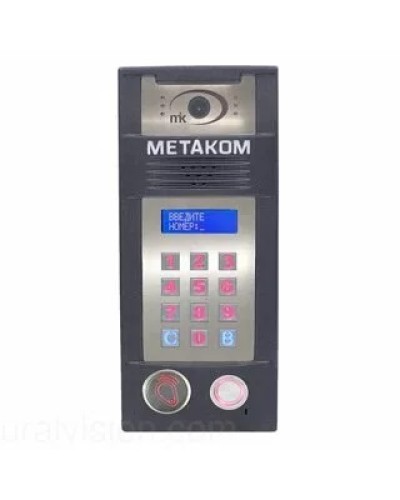 Многоабонентый антивандальный блок вызова со встроенной гибридной видеокамерой Метаком MК2018-TMRFGVH в Орле Блоки вызова многоабонентные Pintop.ru