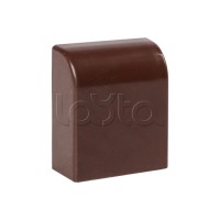Заглушка (20х10) (4 шт) темное дерево EKF-Plast (ecd-20-10x4)