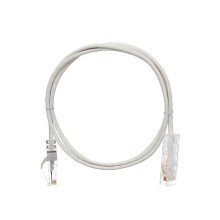 Шнур коммутационный 2хRJ45/8P8C F/UTP кат.5е (NMC-PC4SD55B-015-GY) NIKOMAX (1.5 м)