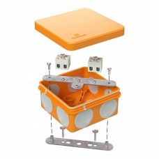 Коробка огнестойкая для о/п двухкомпонентная 60-0210-FR2.5-6 Е15-Е120 80х80х40 Промрукав (60-0210-FR2.5-6)