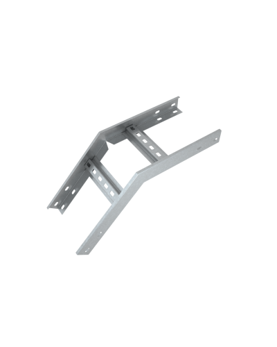 Угол лестничный вертикальный внешний 45 гр. 100х300х1,5 мм Быстрый монтаж HD85 КМ-профиль (LVLS45-100-300-1.5 HD85) в Орле Аксессуары для лотков Pintop.ru