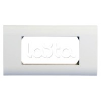 Панель лицевая 80x148, для 4х модулей 45x22.5 Hyperline FP-2M45-1-WH